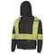 Pioneer Safety Hoodie, Hi-Vis, Black, Cotton, M V2570470U-M - alternate 1